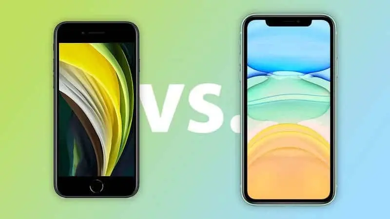 iphone se vs iphone 11