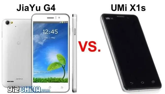 jiayu g4 vs umi x1s1