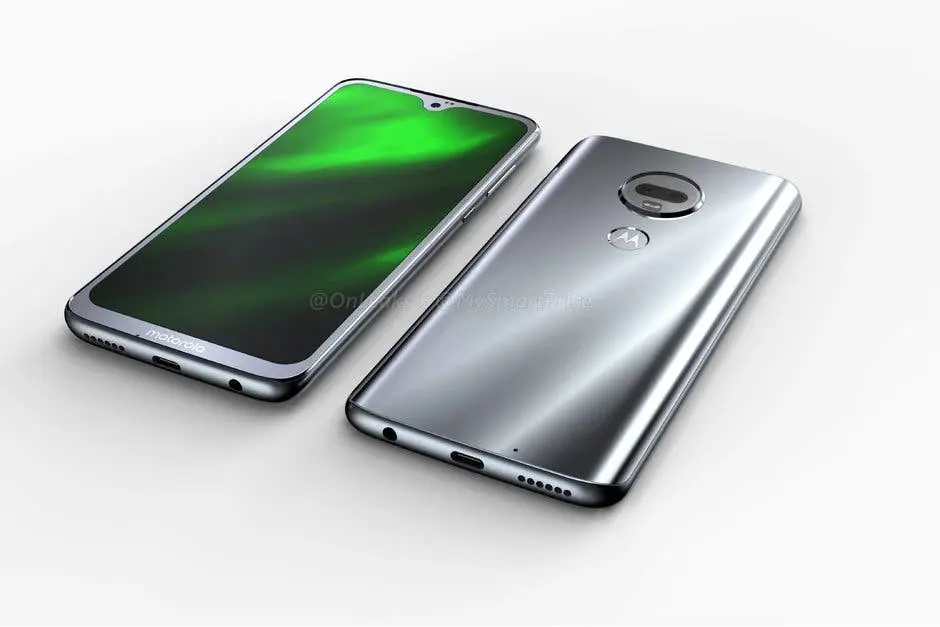 leaked moto g7 renders reveal waterdrop notch and rear mounted fingerprint scanner