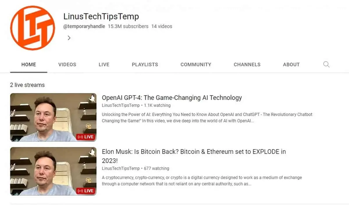linus tech tips hacked