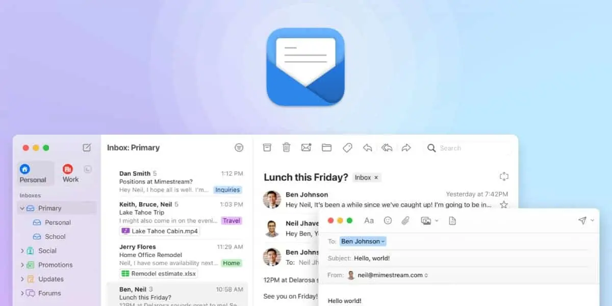 mimestream for gmail