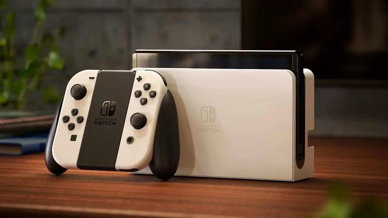 nintendo switch oled gaming console