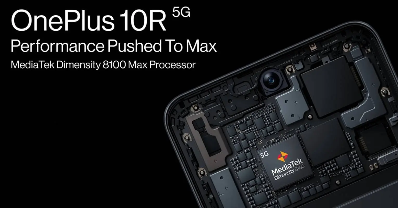 oneplus 10r 5g mediatek dimensity 8100 max