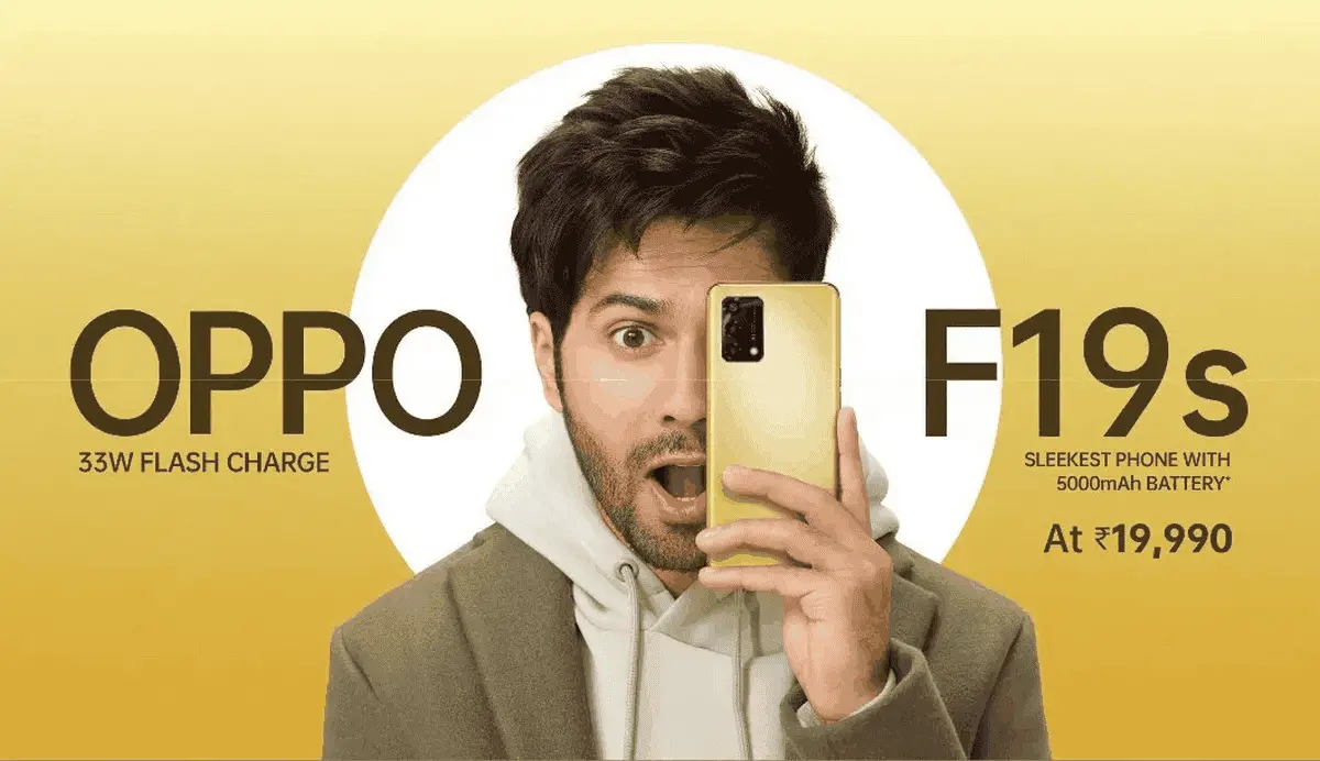 oppo f19s render