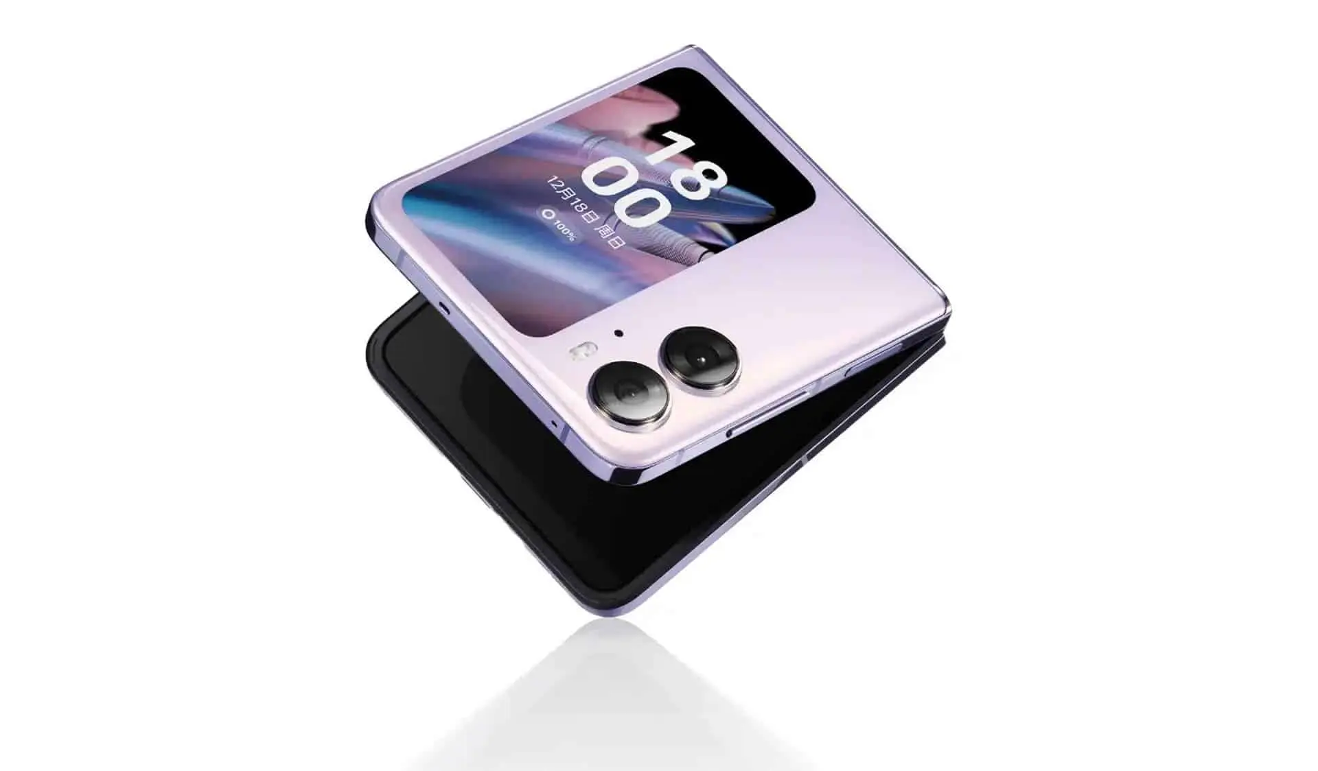 oppo find n2 flip purple