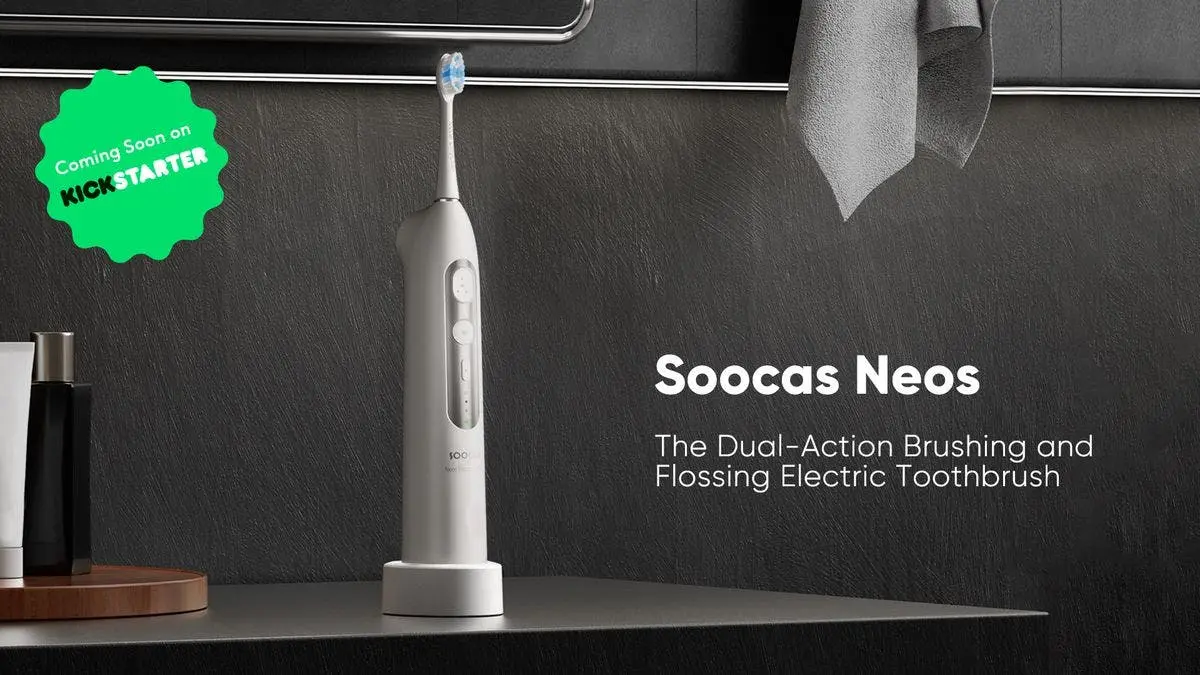 Revolutionary Dual-Action Brushing and Flossing Electric Toothbrush Soocas Neos launched on Kickstarter