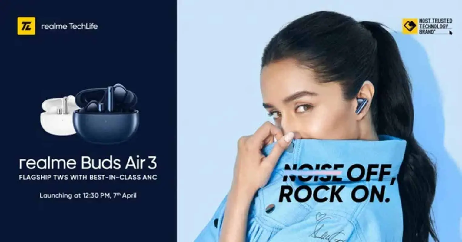 realme buds air 3 india launch flipkart listing
