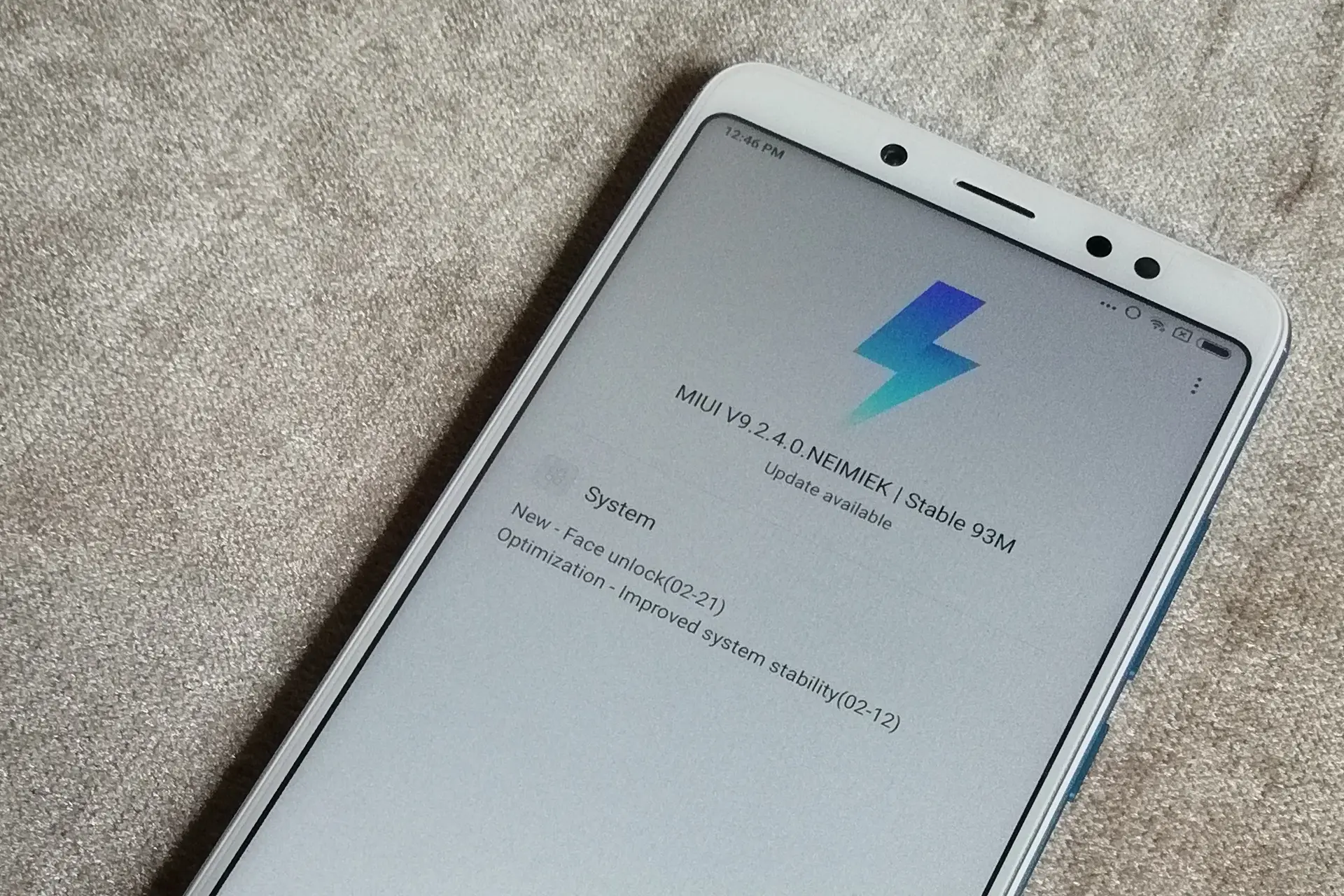 redmi note 5 pro face unlock