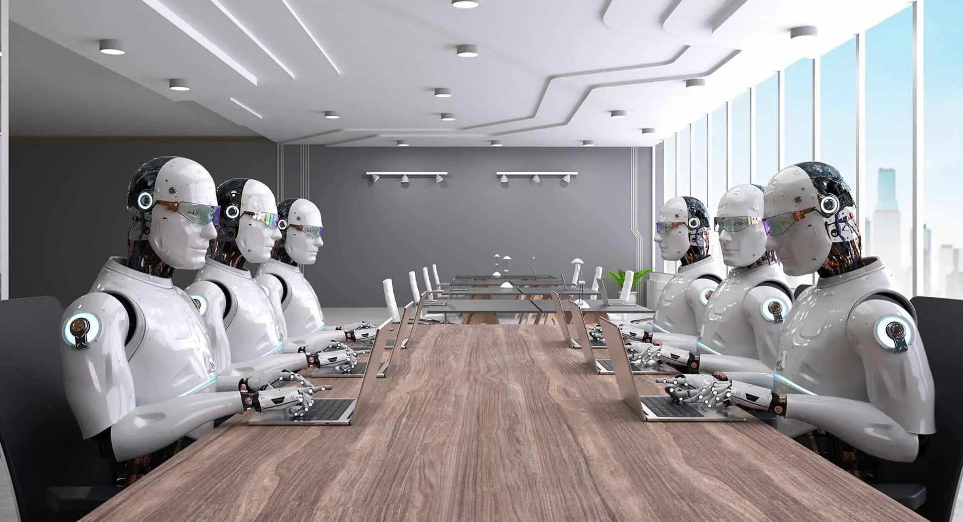 robots work