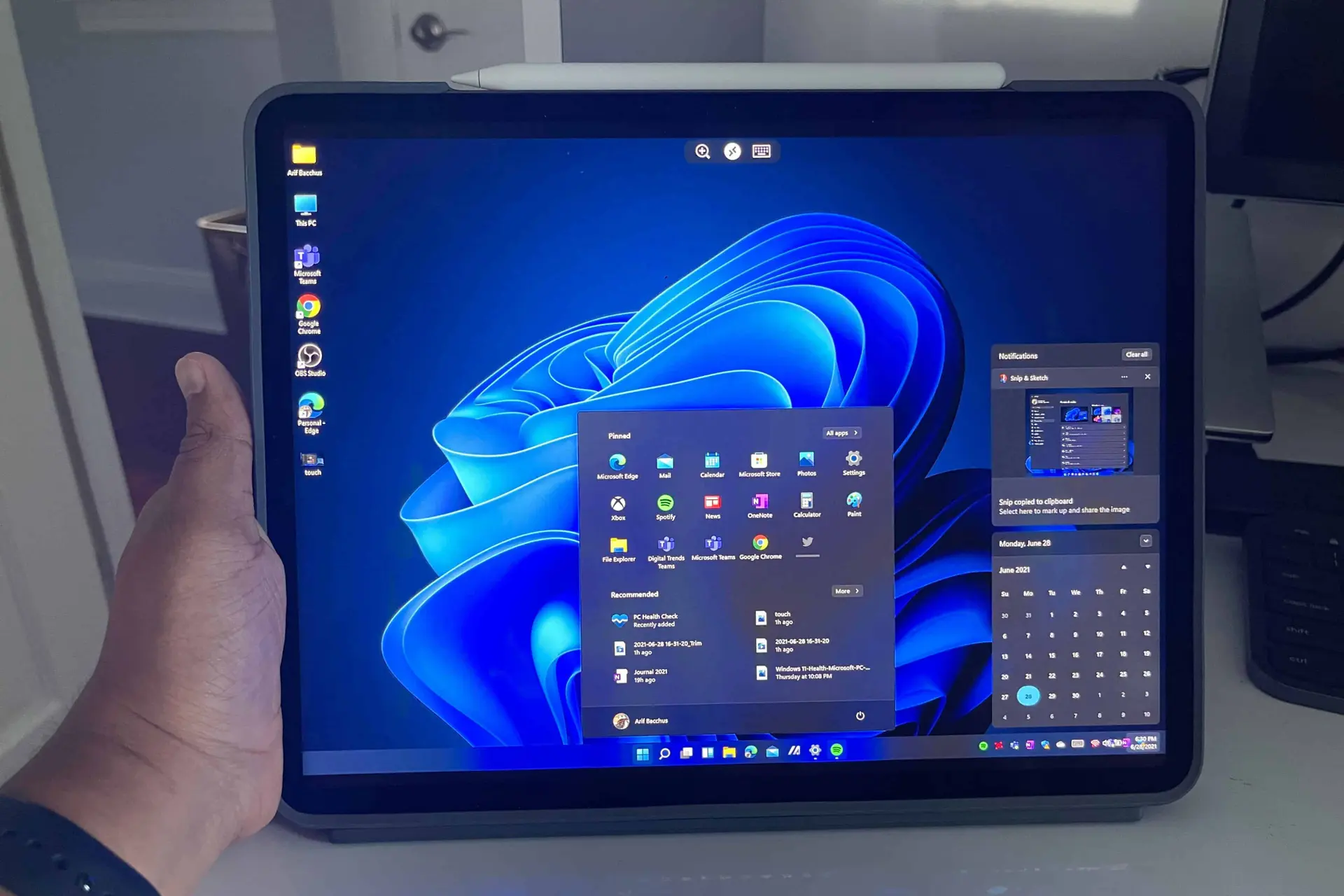 windows on ipad4