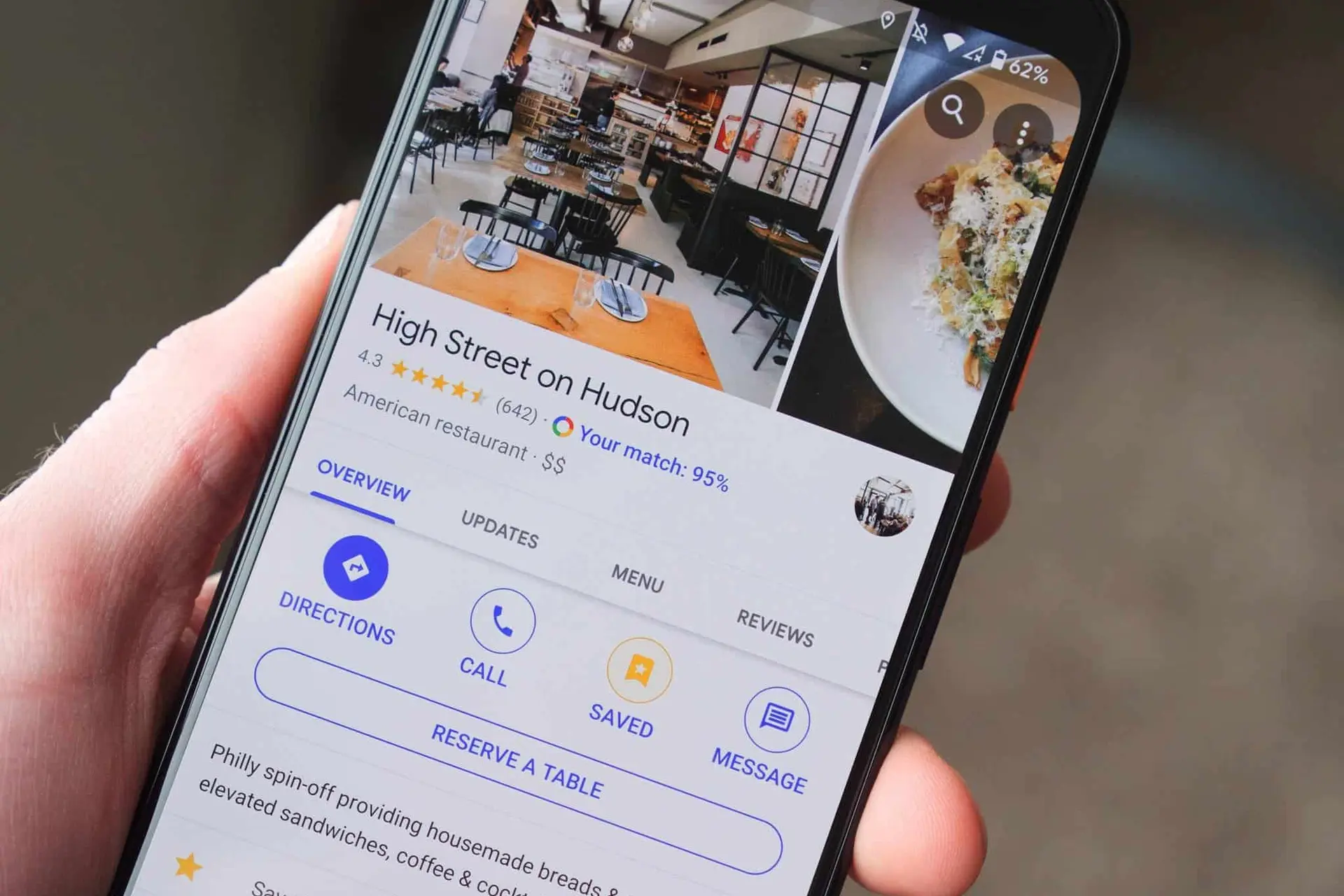 google maps restaurant 1