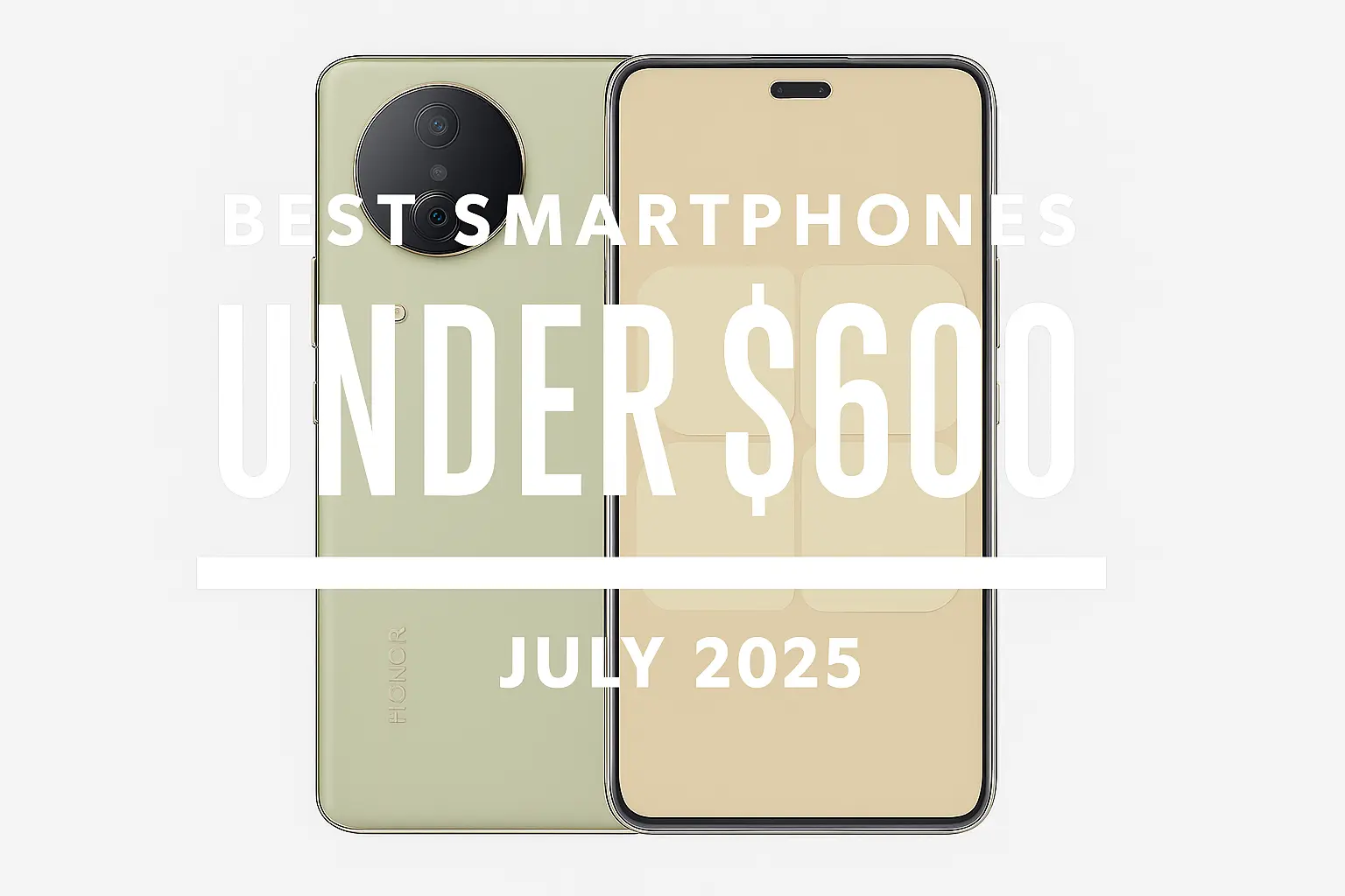 Best Smartphones Under $600 – July 2025