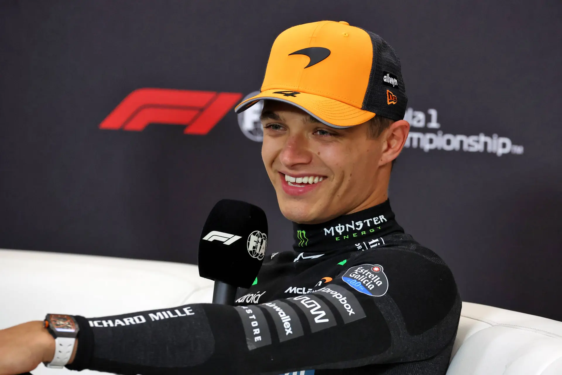 Norris revealed to be testing cars for another type of driving series