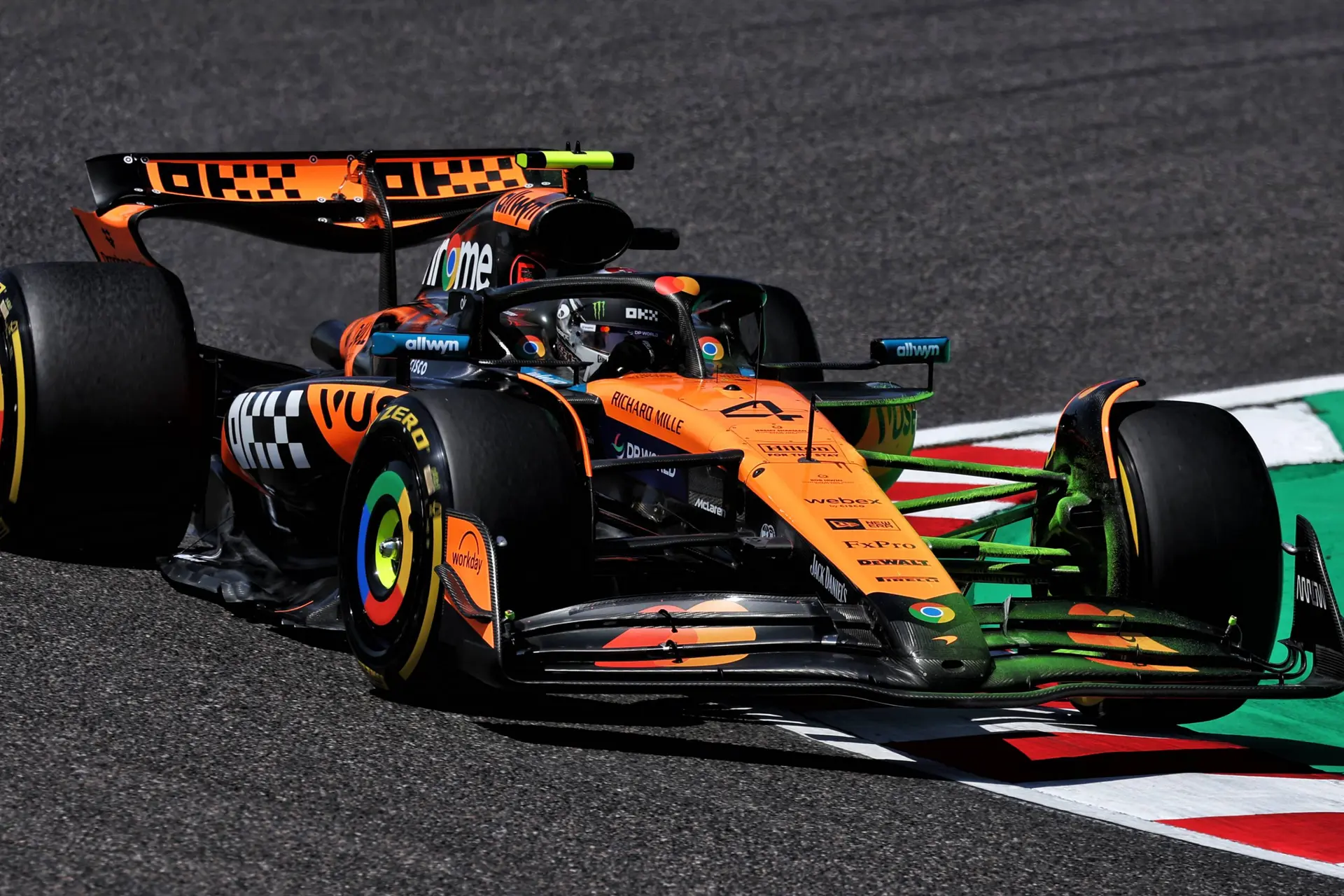 Tsunoda proves Red Bull right: A tenth off Verstappen as Norris leads