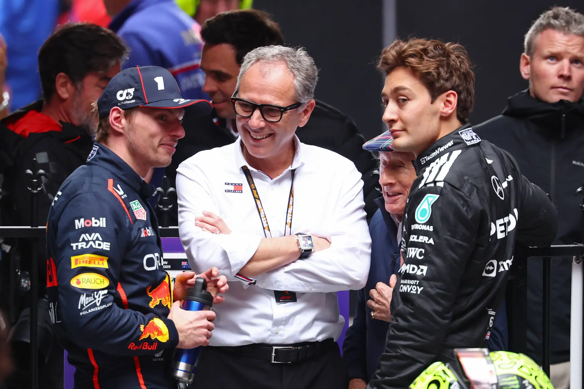 Here's why George Russell is not concerned about Mercedes interest in Max Verstappen