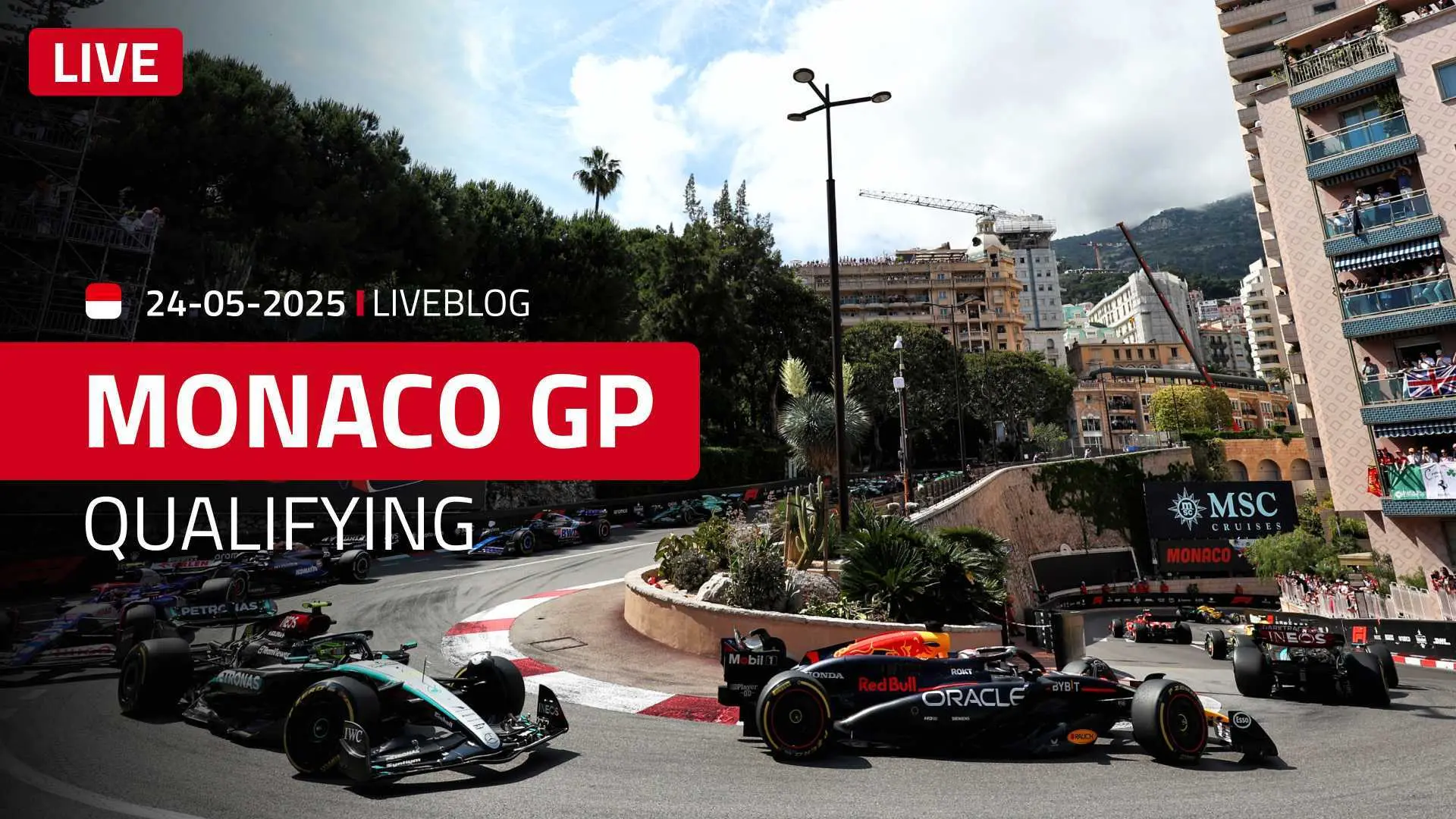 F1 LIVE | Qualifying for the 2025 F1 Monaco Grand Prix