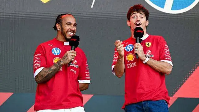F1 |  Leclerc gets irritated via radio over Hamilton not letting him by during first stint of Spanish GP