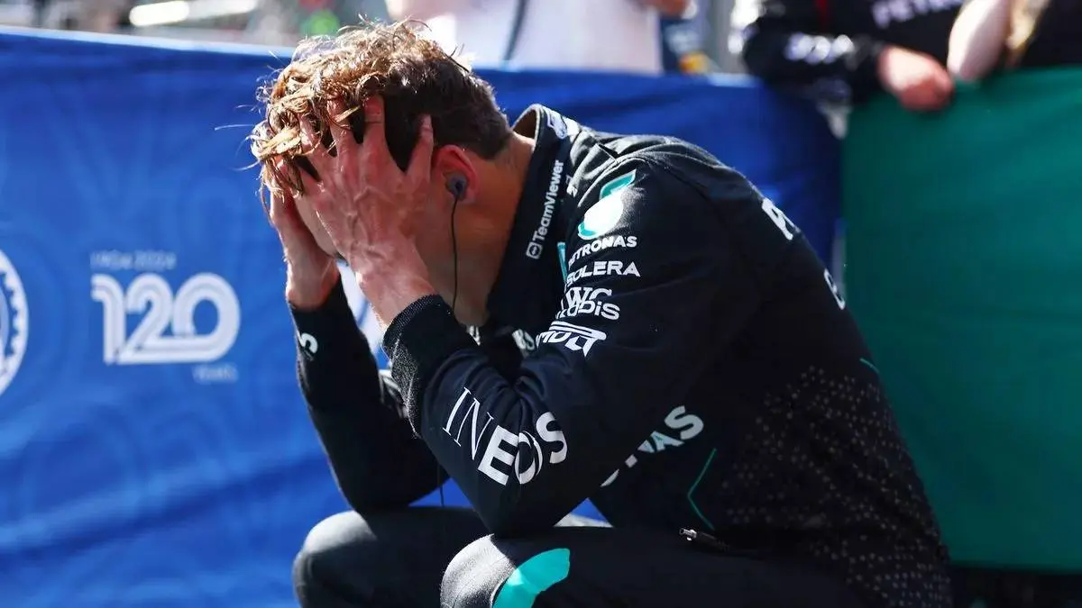 Huge heartbreak for Russell as Hamilton inherits win amid thrilling Belgian GP