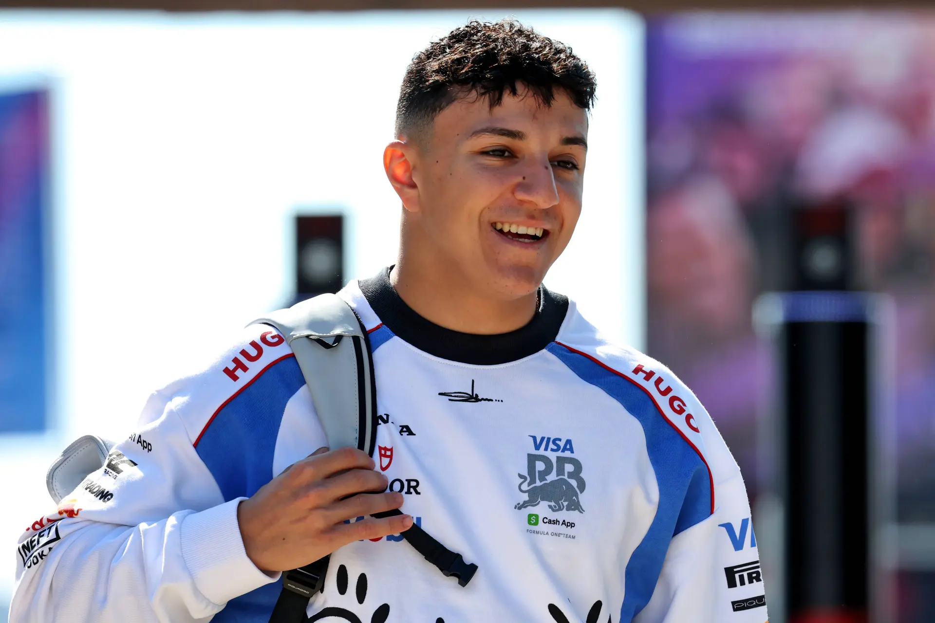Hadjar amits that 'explosive' Verstappen would be an extremely tough Red Bull teammate
