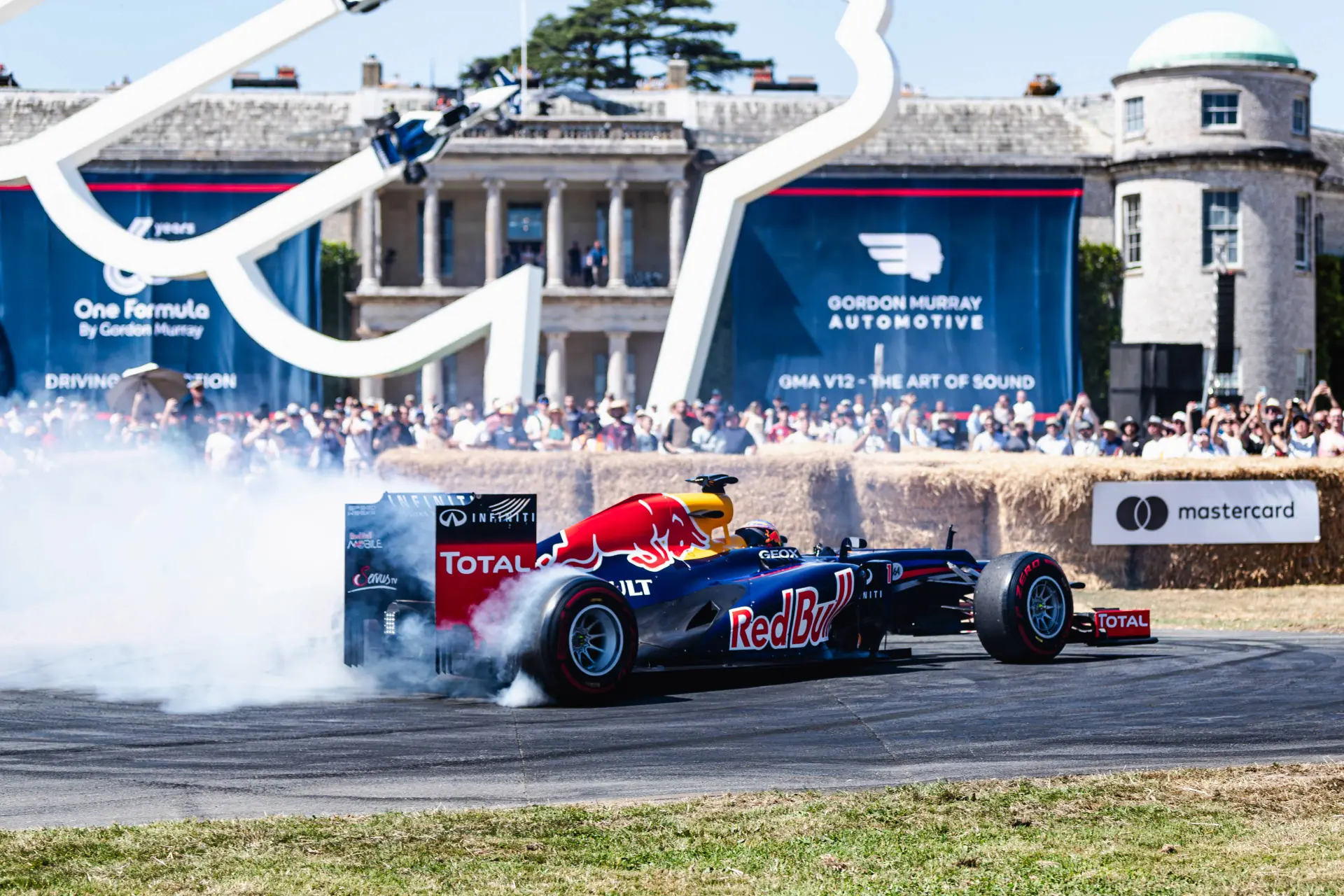 Vettel's winning Red Bull suffers sad fate after crash at famed Goodwood Festival of Speed