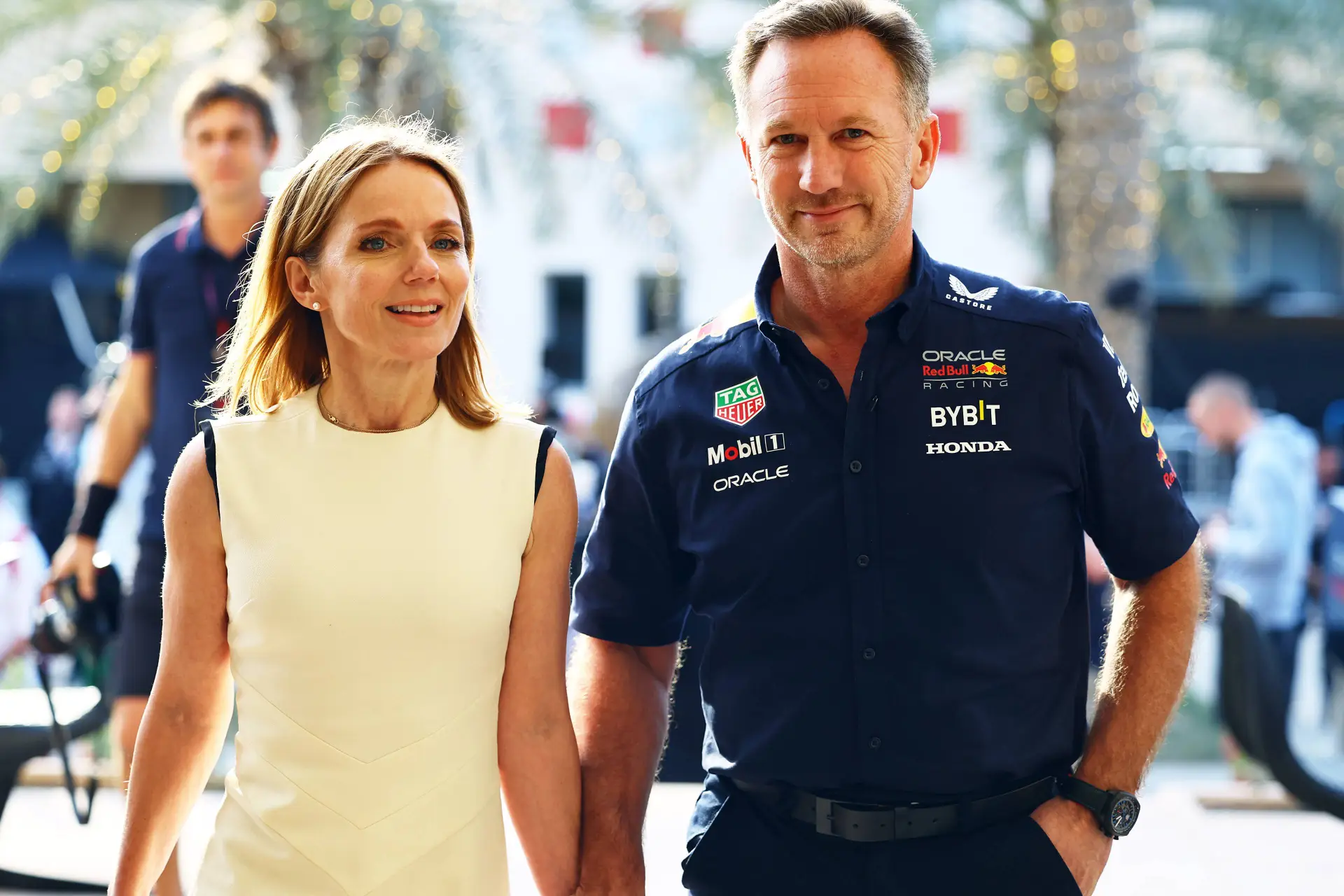 Geri Halliwell and Christian Horner