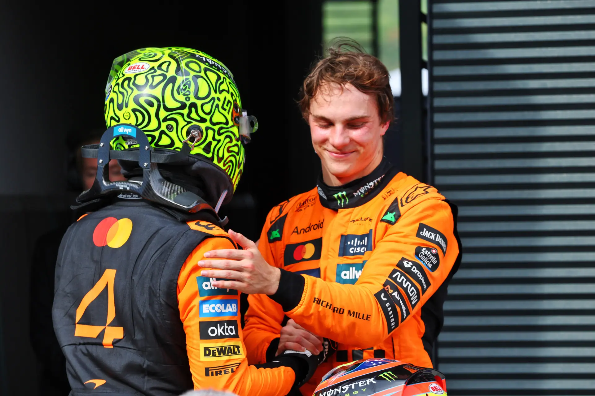 'First time they want to let each other pass' - McLaren drivers say heartfelt speeches