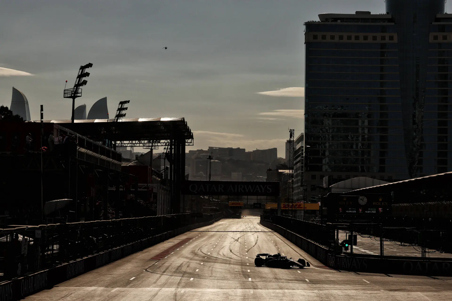 Will rain be a factor in the Azerbaijan GP this weekend?