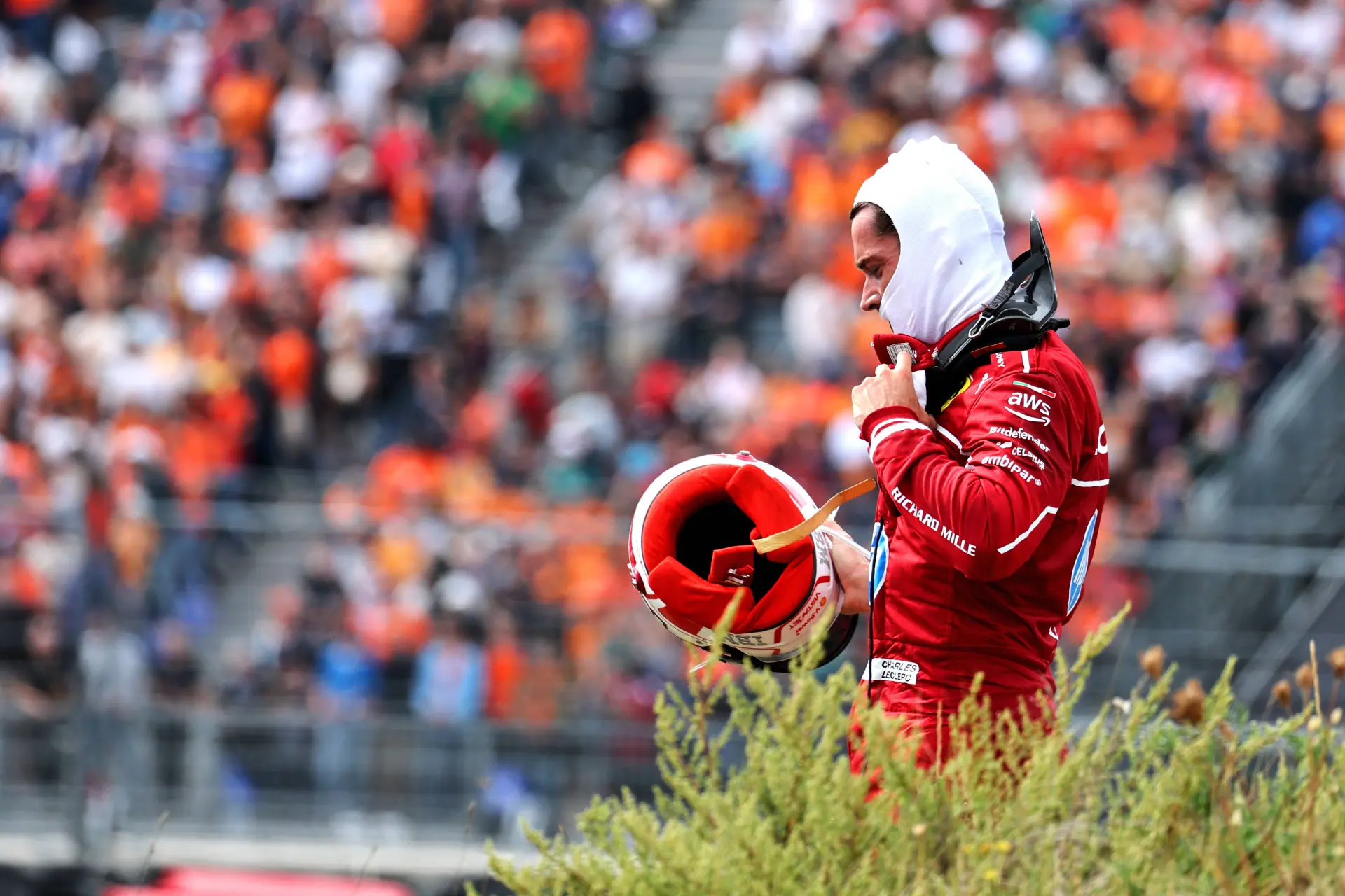 The adamant Leclerc call to Ferrari to prevent Dutch GP mishap repeat