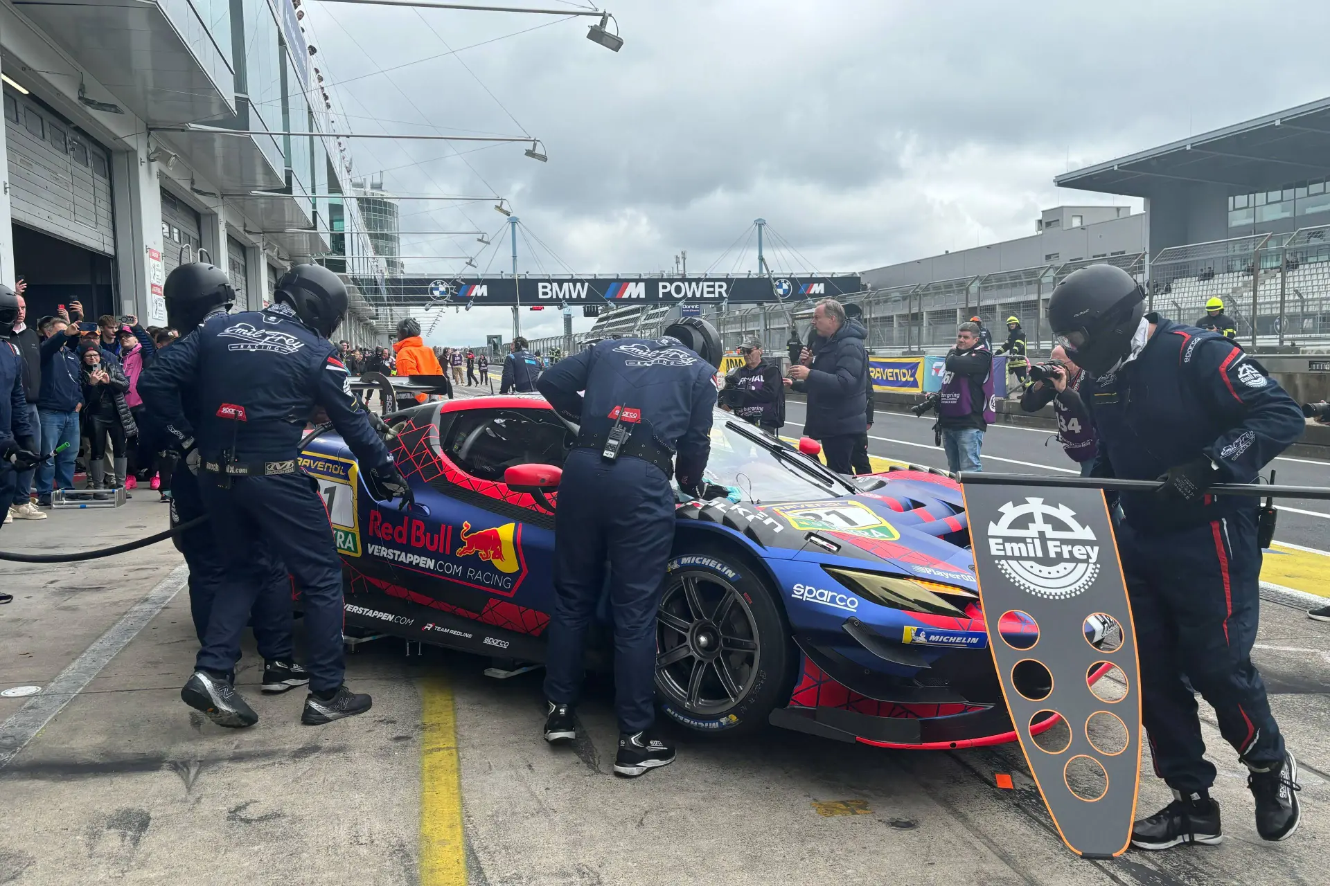 Verstappen on another planet at the halfway stage at the Nordschleife