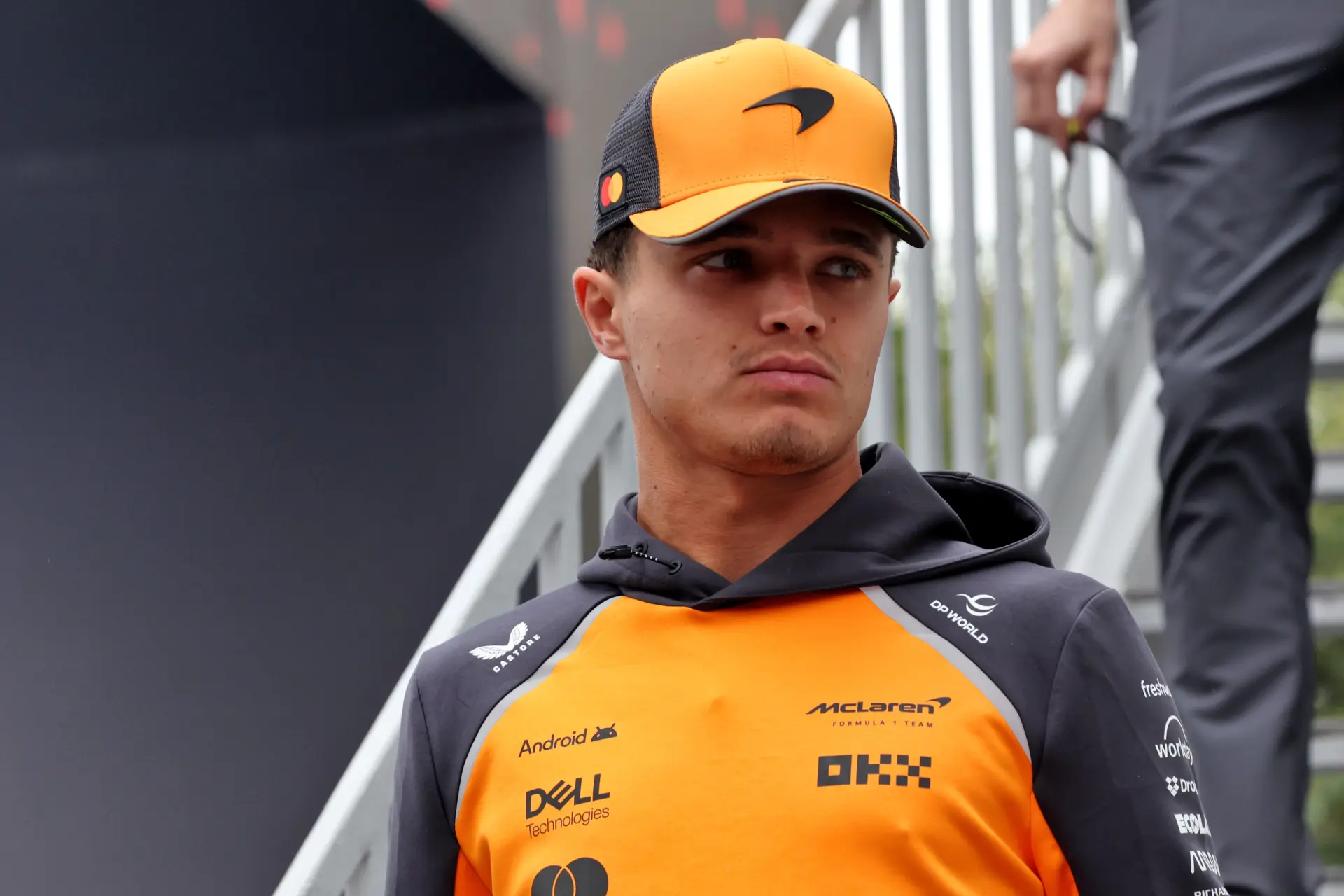 Norris sets lightning pace ahead of Piastri in incident-filled FP1
