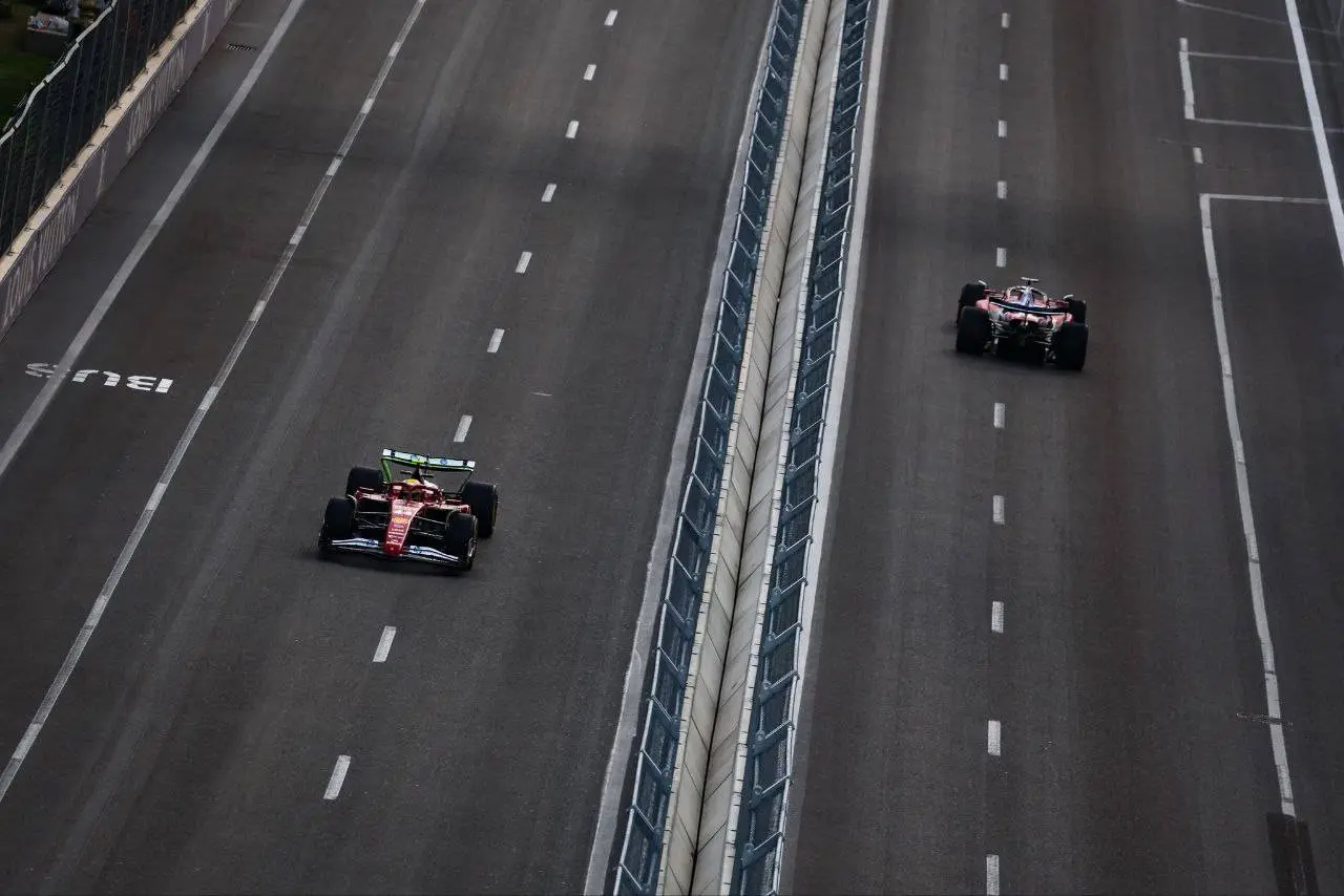 F1 Full Results | Ferrari shines in FP2 in Baku as Norris hits the wall