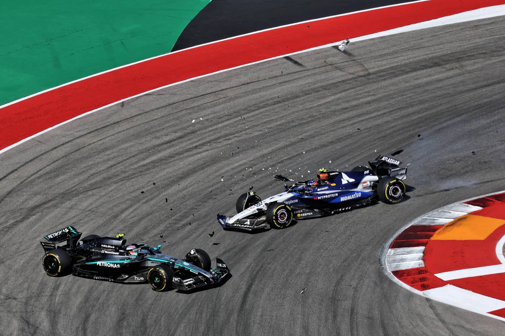 Stewards in Austin delen gridstraf uit na veroorzaken crash