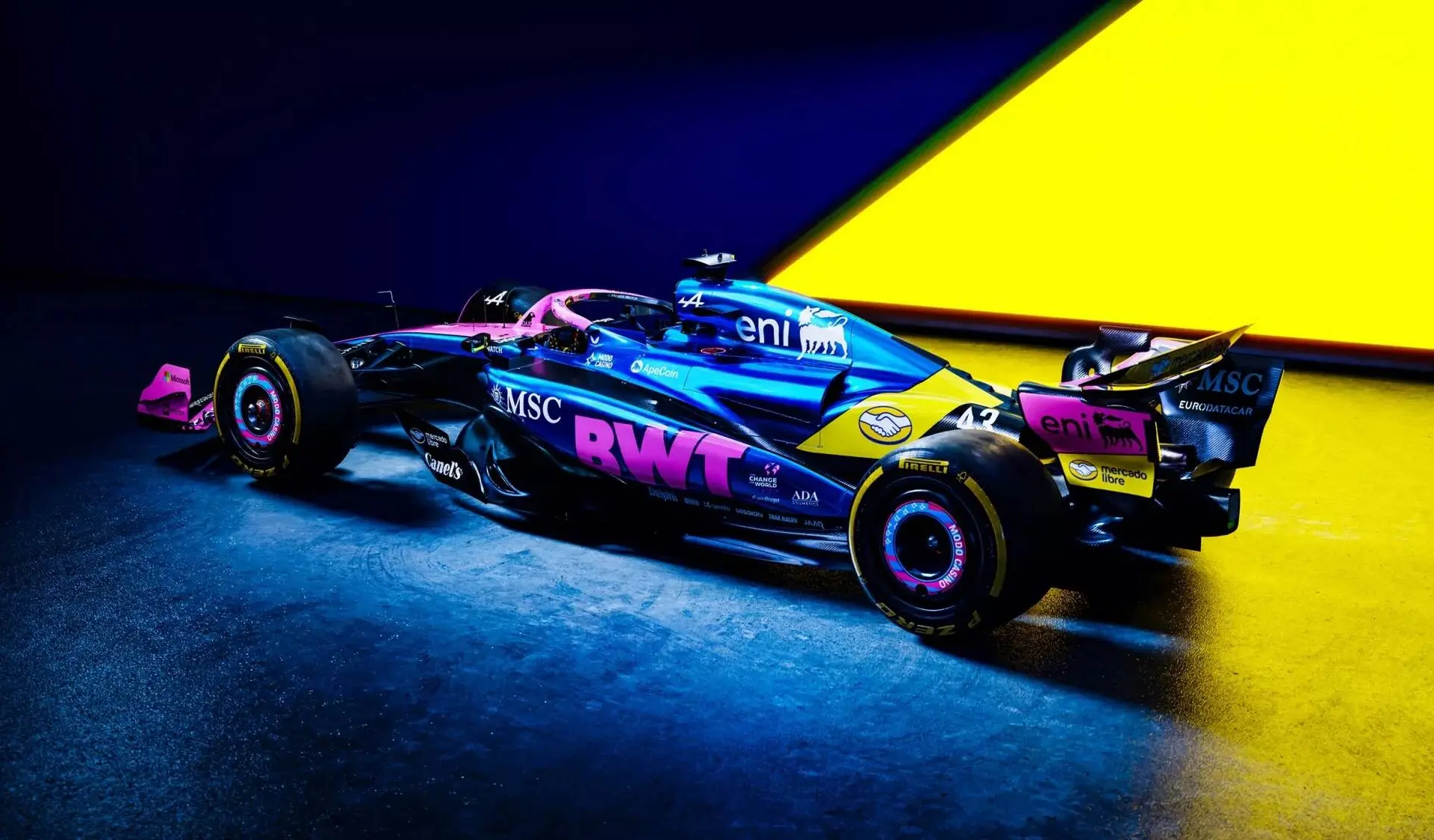 Alpine unveil special yellow livery for upcoming Americas races