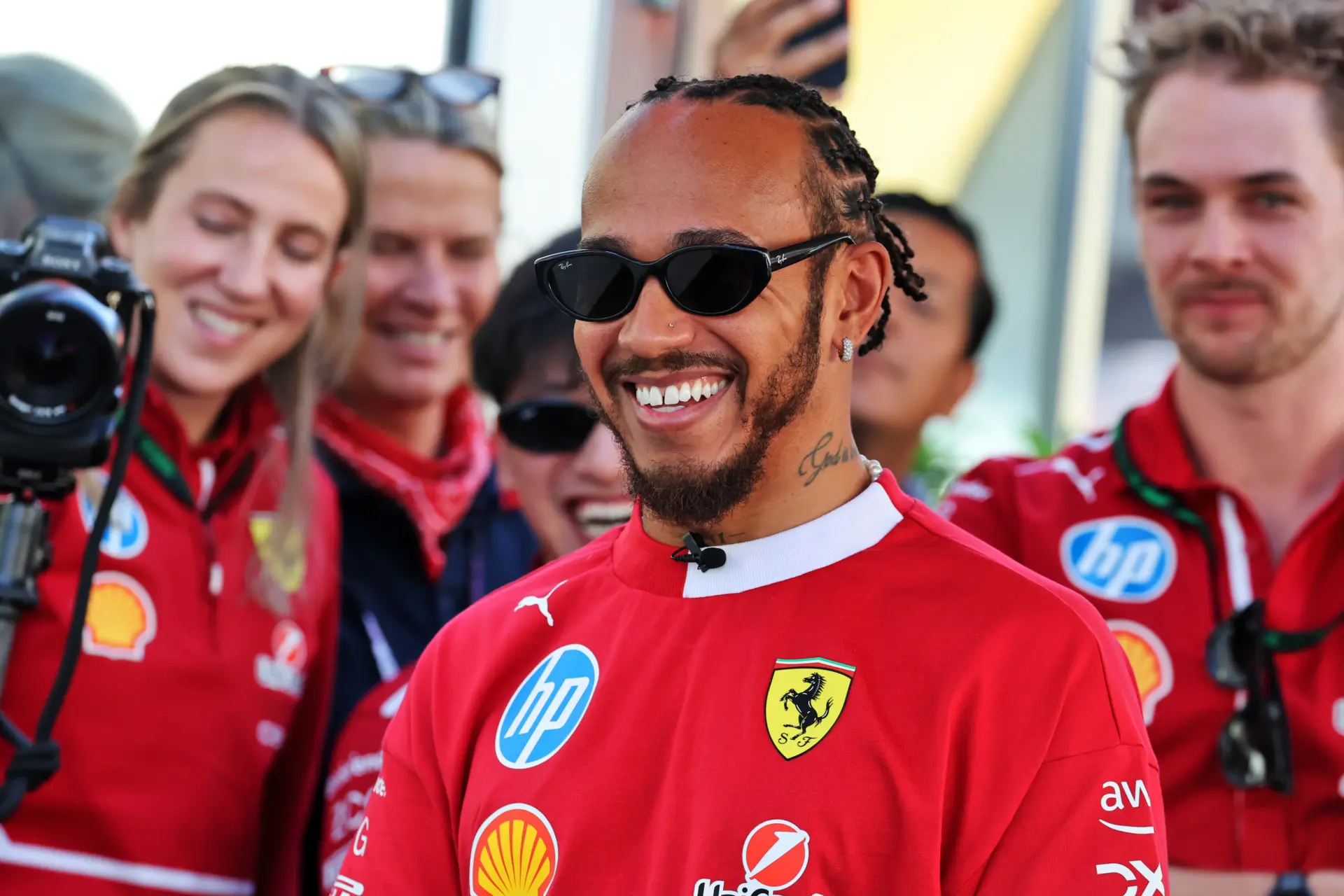 Hamilton 'glad to be up there' after 'finally figuring out' Ferrari