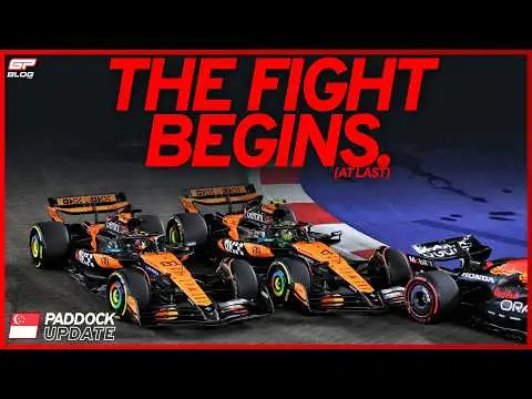 Norris and Piastri clash, Verstappen closes in on title fight