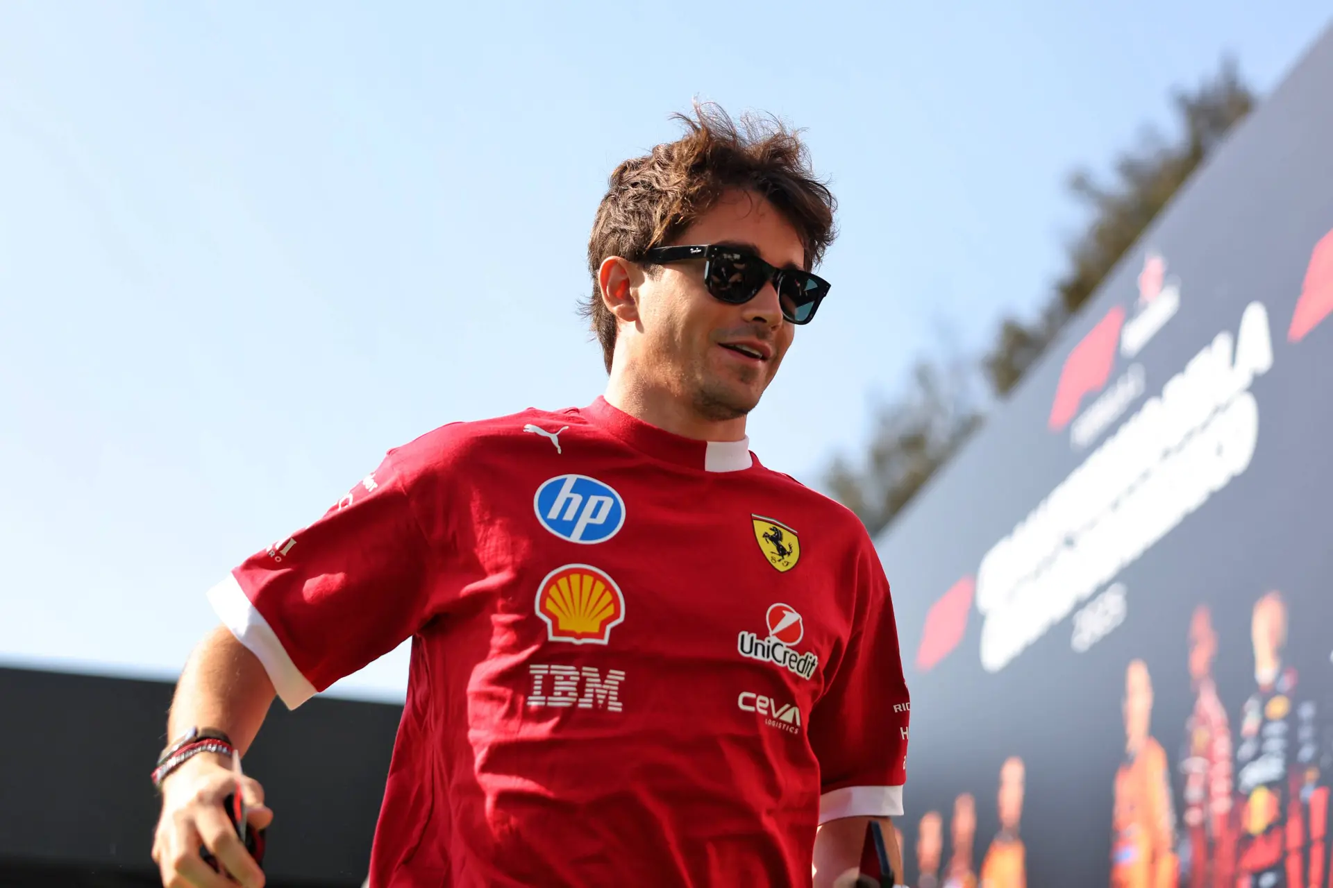 Leclerc relieved to hold off Verstappen after late VSC