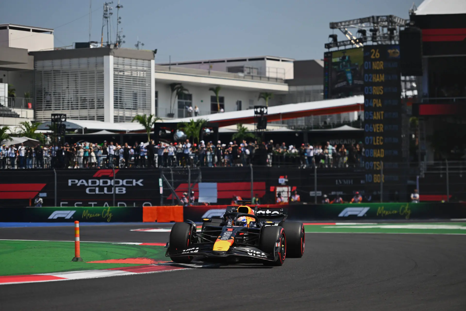 Uitslag kwalificatie Mexico-Stad | Verstappen ver achter Norris