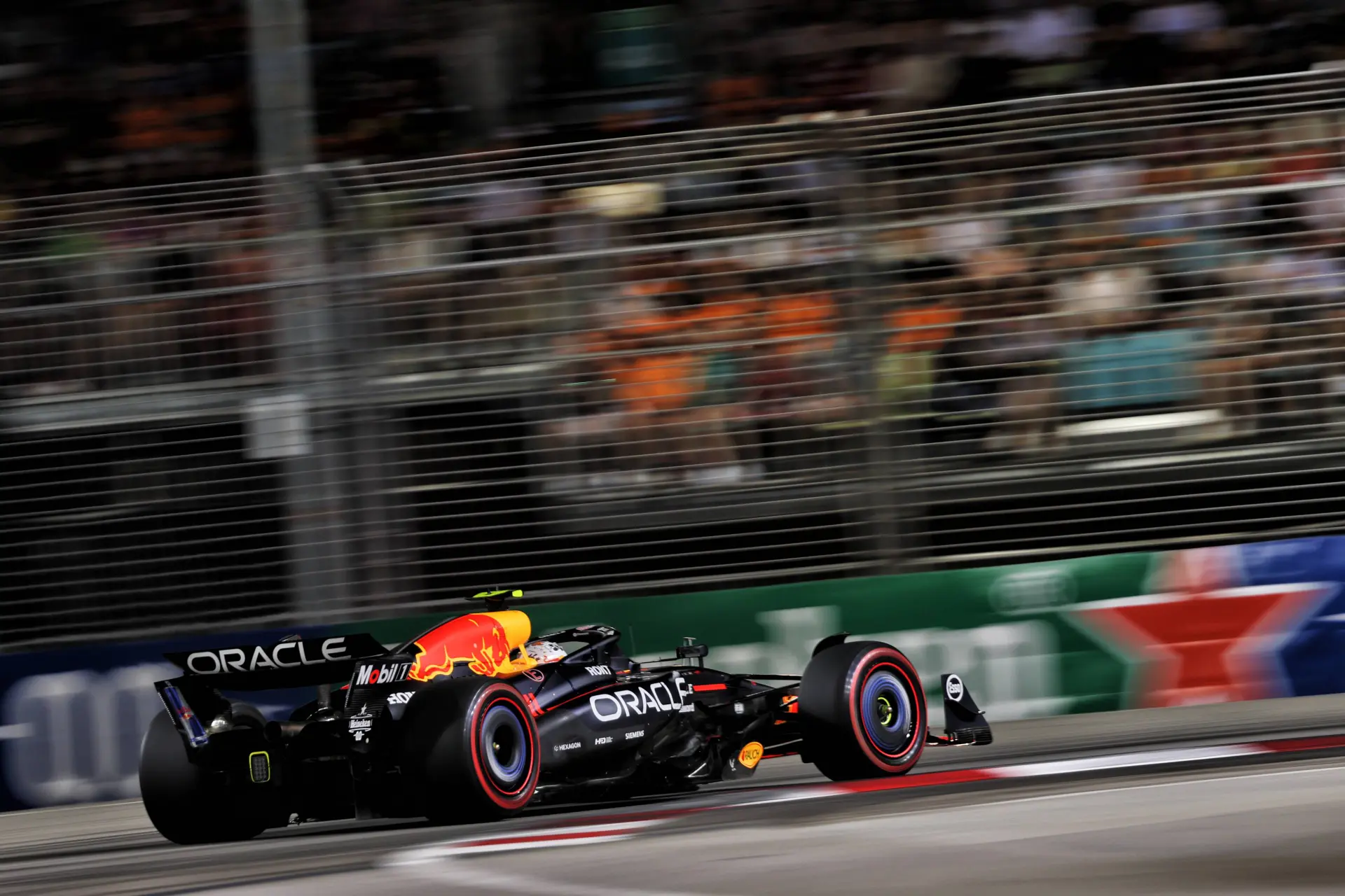 The final starting grid for the Singapore GP