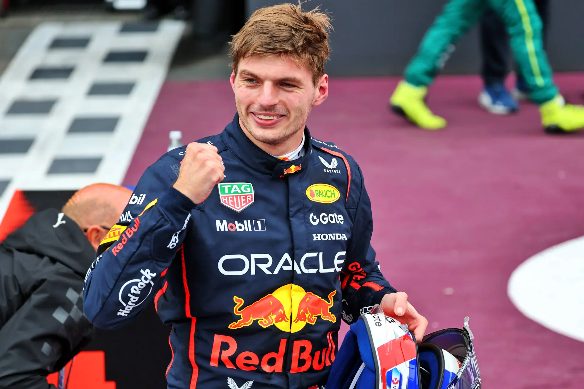 Verstappen clocks fastest lap to snatch pole position at Nürburgring thriller