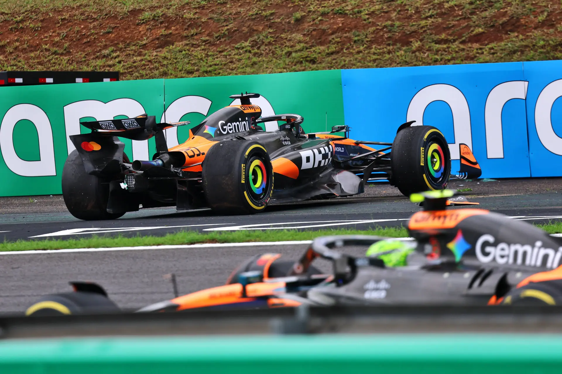 Norris dominates in Brazil as Piastri suffers massive blow in the title race