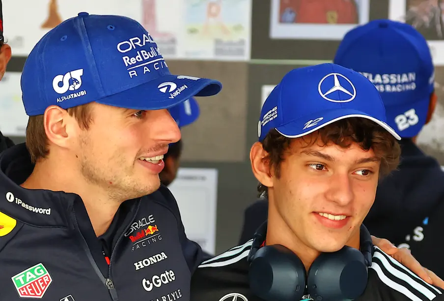 Verstappen offers Antonelli advice after sharing Brazil podium