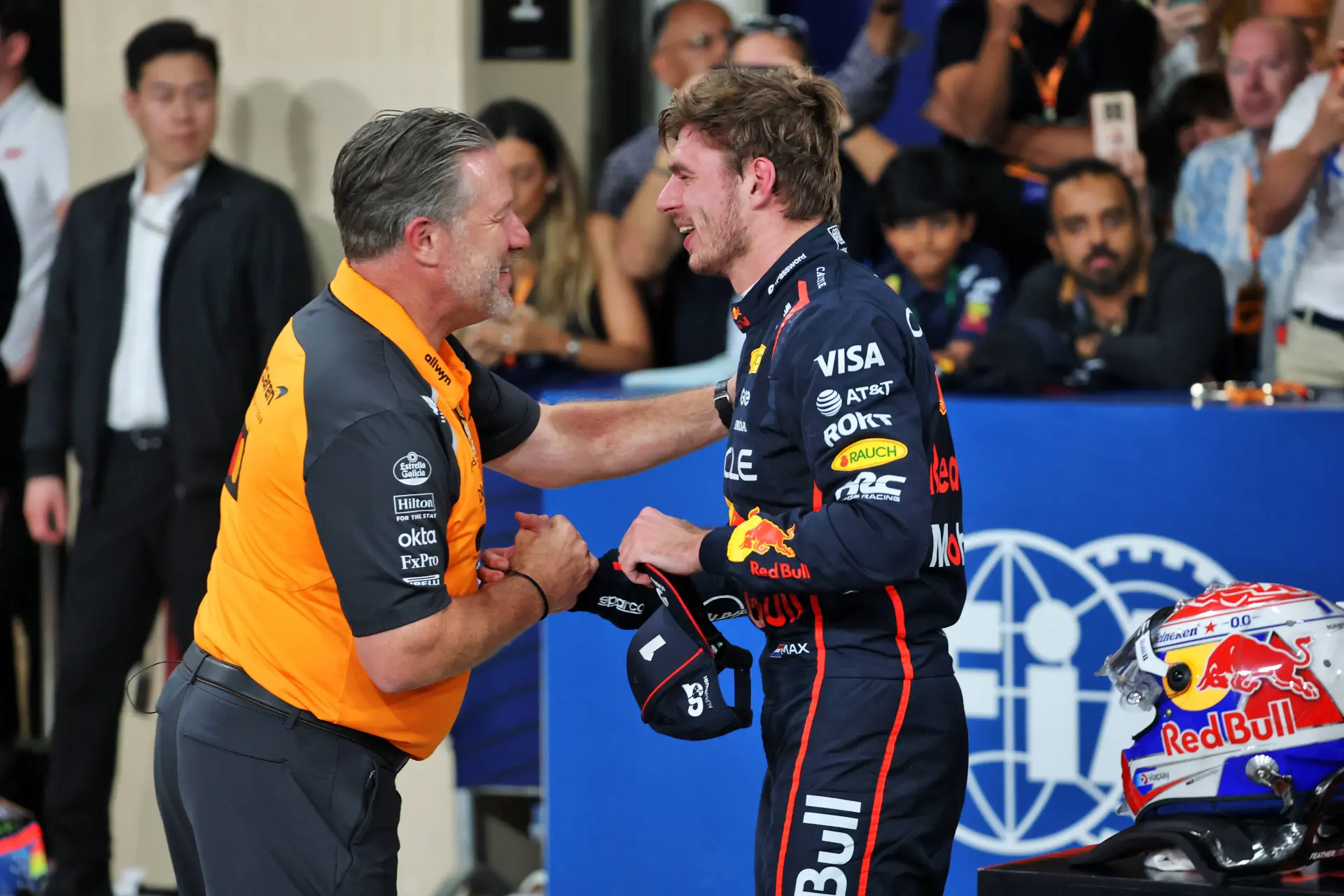 Brown not shocked by Max Verstappen’s Abu Dhabi pole lap: ‘Chucky did it’