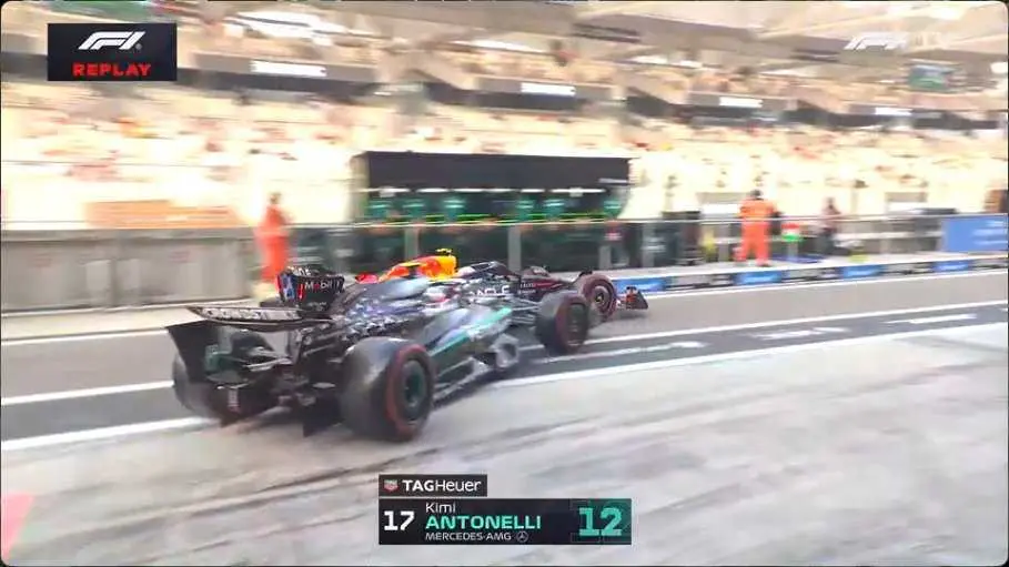 FP3 pit lane crash investigated by the stewards in Abu Dhabi