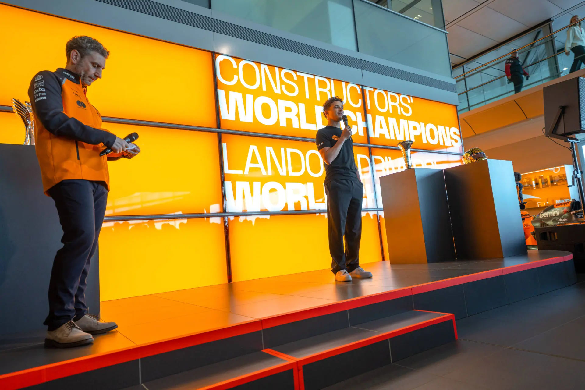 Verstappen's name echoes in McLaren's factory in the wake of F1 title win