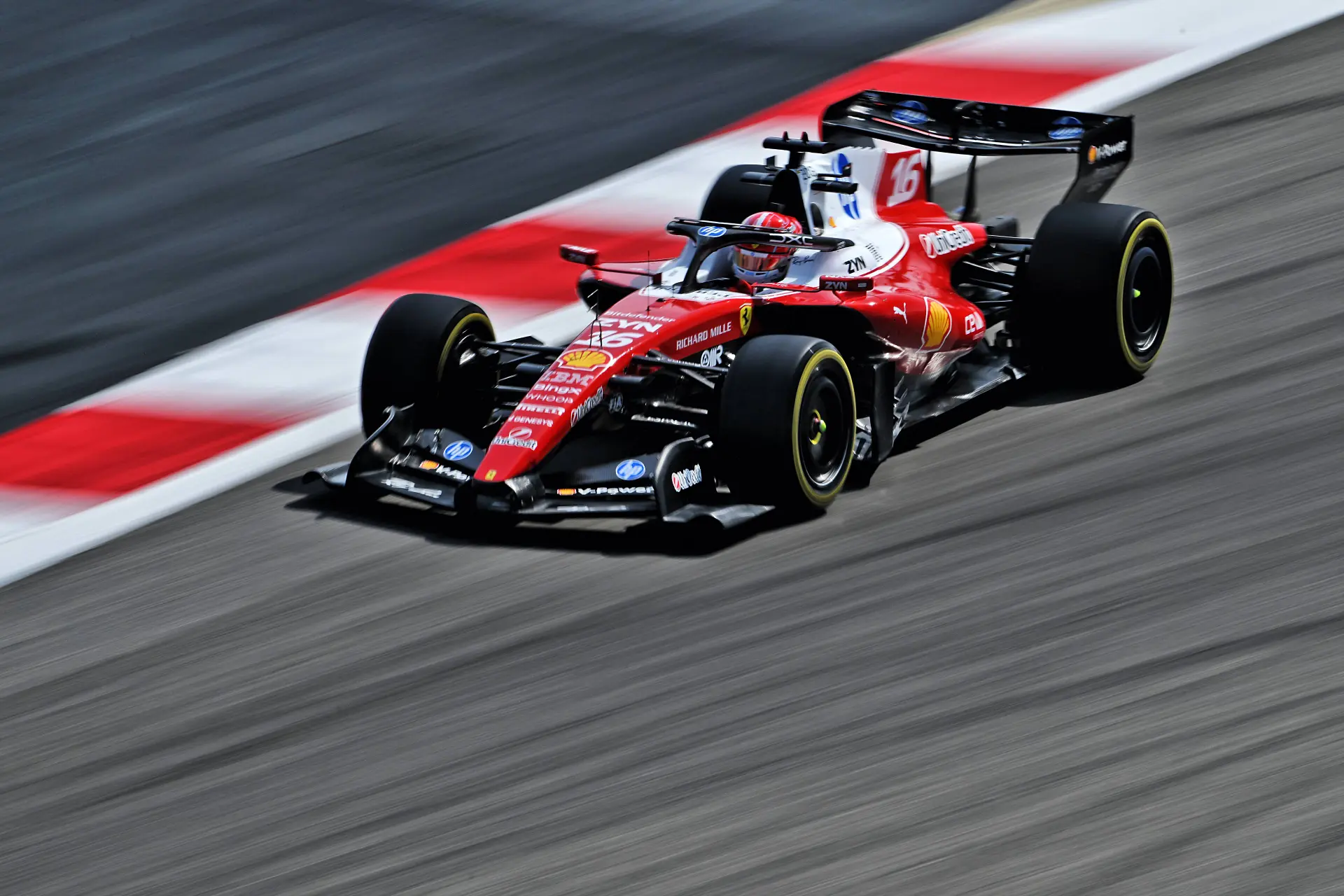 Leclerc, Ferrari flawless in Bahrain morning as Red Bull hit by major troubles