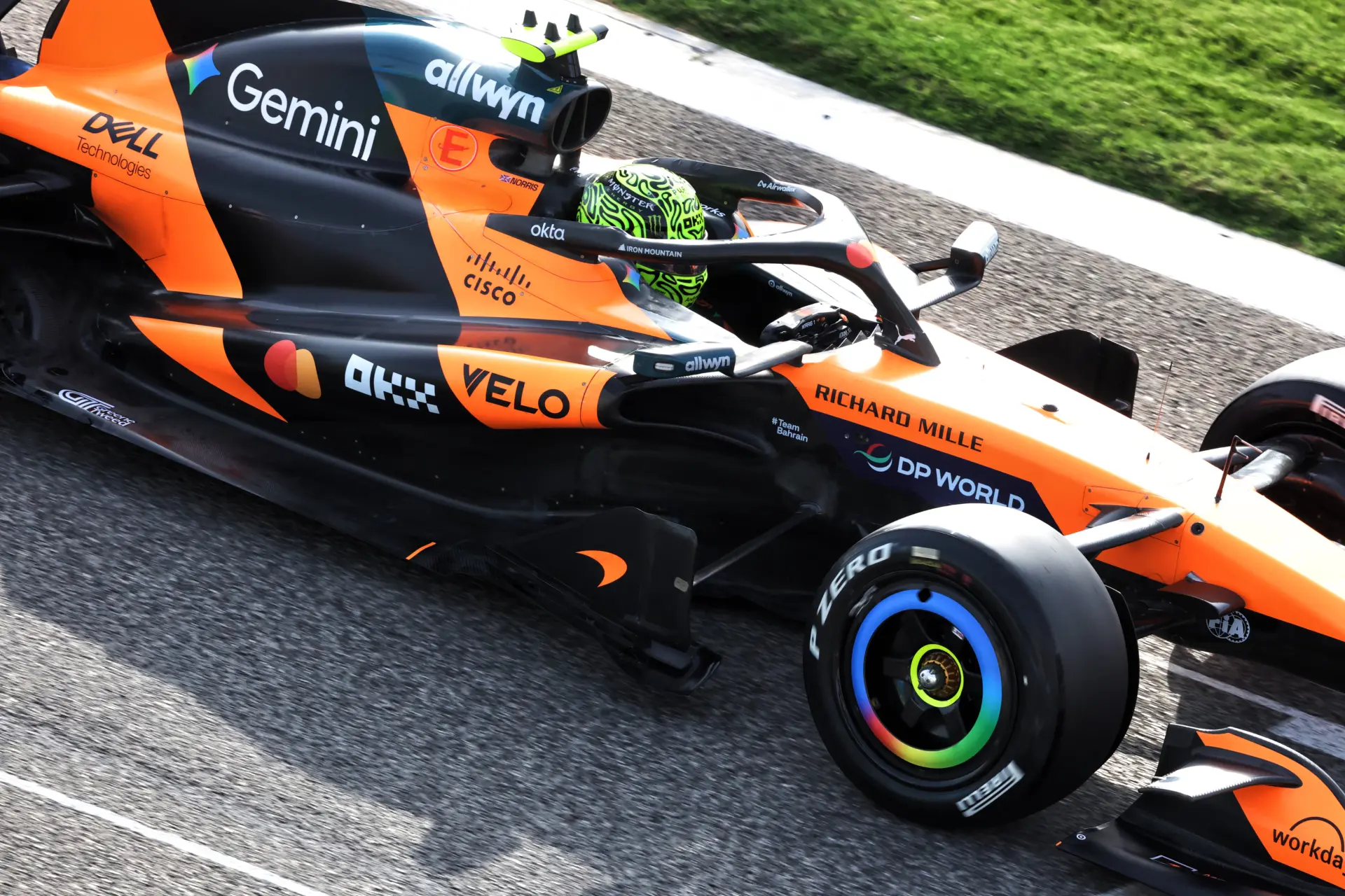 Norris bests Verstappen on first day of winter testing in Bahrain