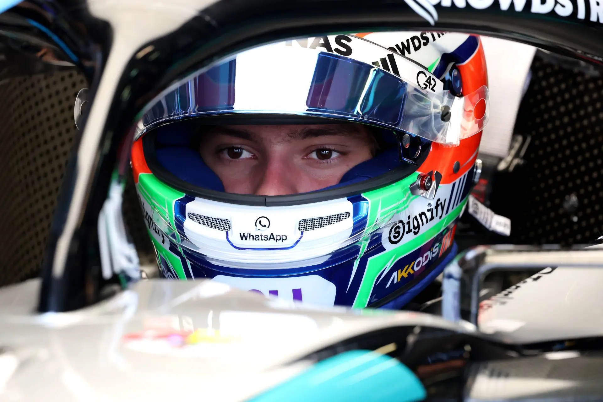 Mercedes provides major update on Antonelli's qualifying particpation after FP3 crash