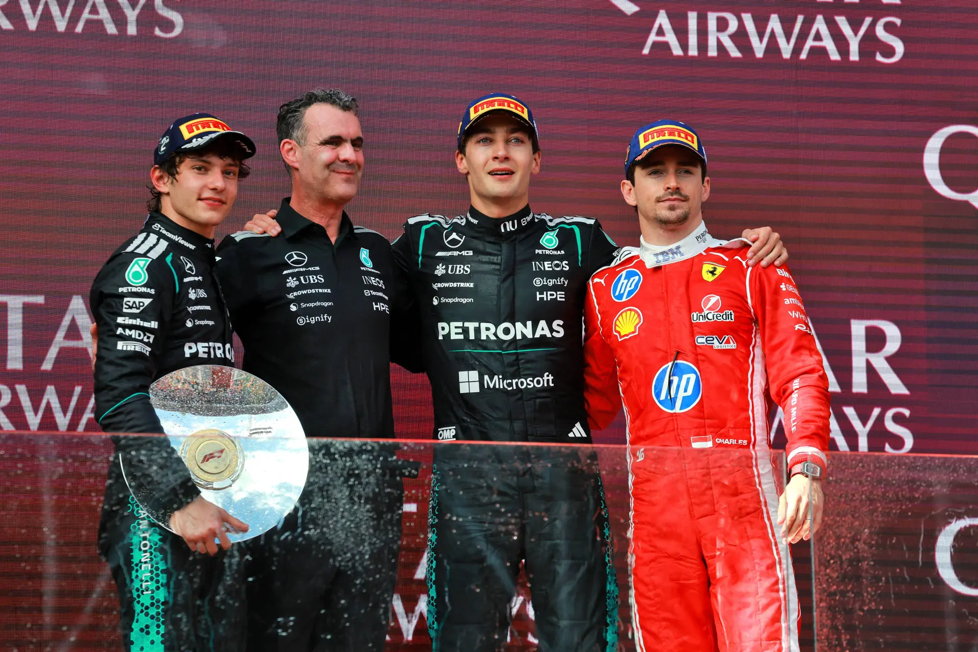 F1 Constructors' standings as Mercedes strike first blow against Ferrari