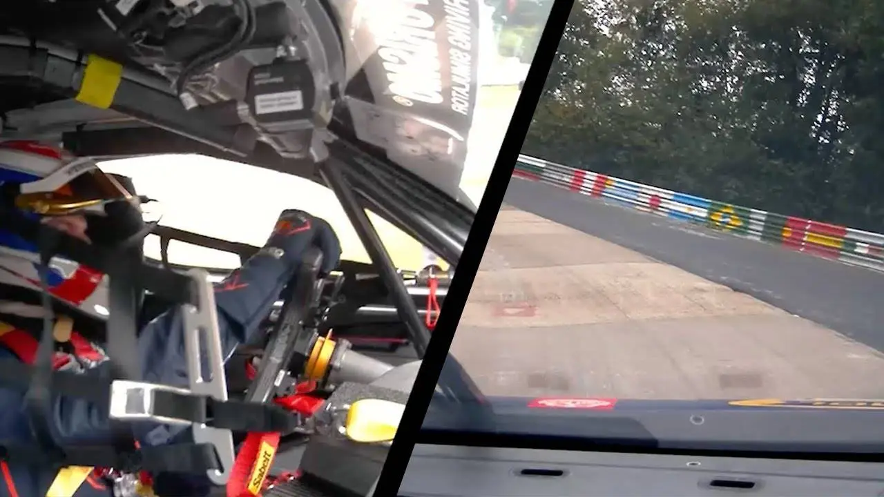 Verstappen jaagt over de Nordschleife in spectaculaire onboard-ronde