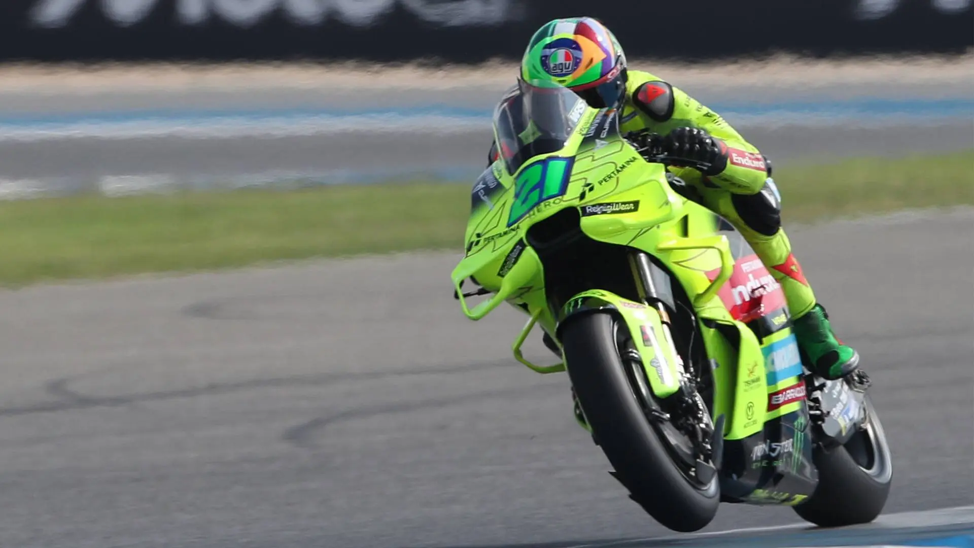 Diggia tops crash-filled MotoGP qualifying session ahead of Marquez and Bezzecchi